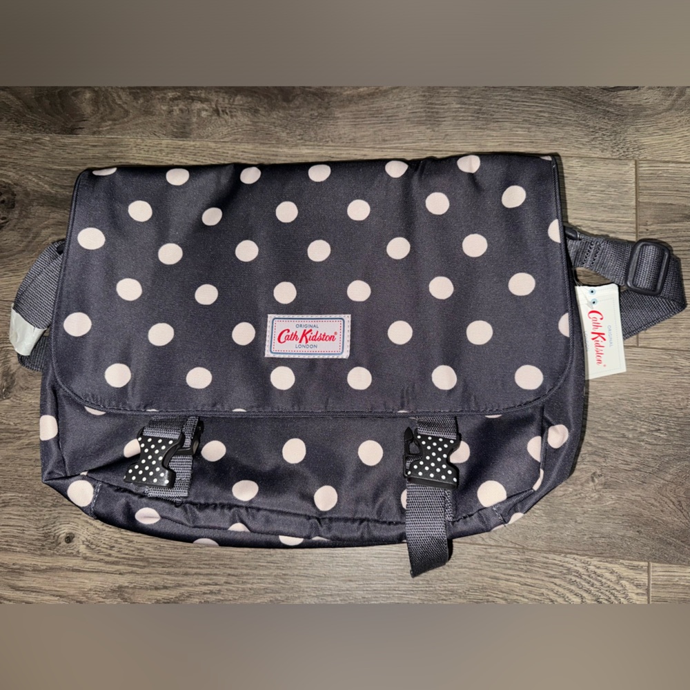 Cath Kidston Grey Dot Laptop Bag (with Tag)